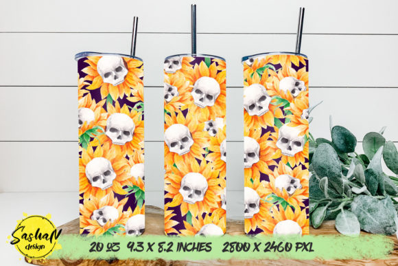 20 Oz Halloween Tumbler Sublimation Png: Graphics & Print Templates