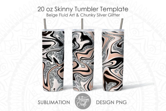 Beige Tumbler Sublimation Designs: Graphics and Crafts for Branding