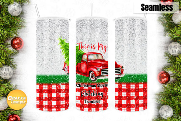 Christmas Movie Tumbler Sublimation: Graphics & Crafts for Small Business