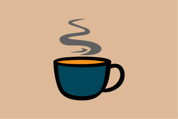 Coffee Cup Vector Illustration Design: Graphics & Icons for Local Business