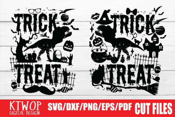 Halloween Dinosaur T-shirt SVG for Crafts