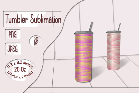 Skinny Tumbler Abstract Designs: Graphics & Print Templates