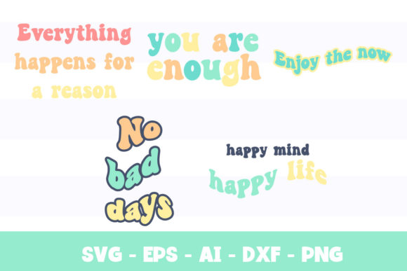 Tumbler Groovy Quotes: Graphics for Crafts & Creative Projects